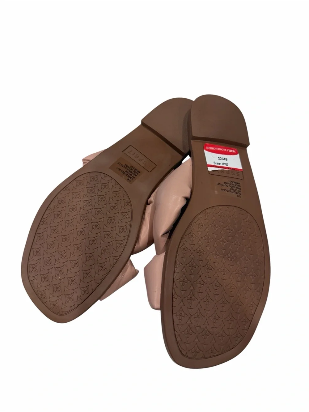 Esprit Pink Bow Slide Sandals – Size 10 New Without Box